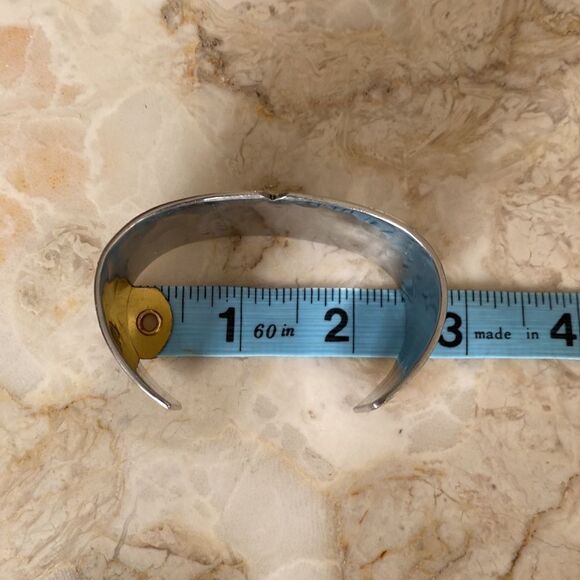 Stainless Steel Cuff Bracelets set of 2 - Picture 11 of 12